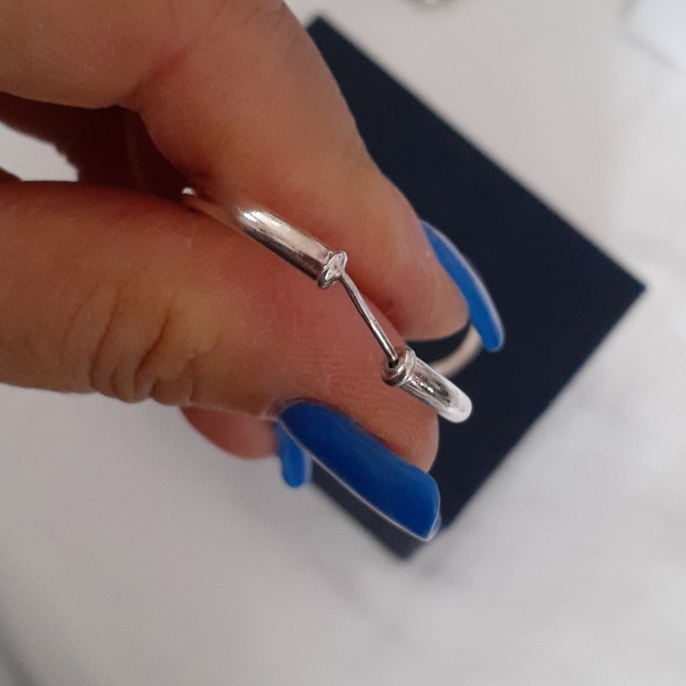 925 hoops. marked 925 - Picture 2 of 3